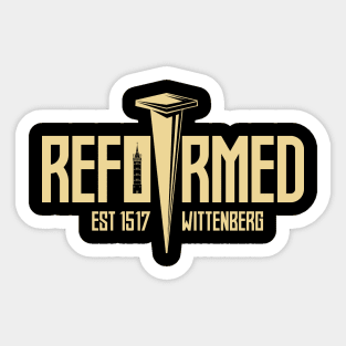 Ecclesia semper reformanda Sticker